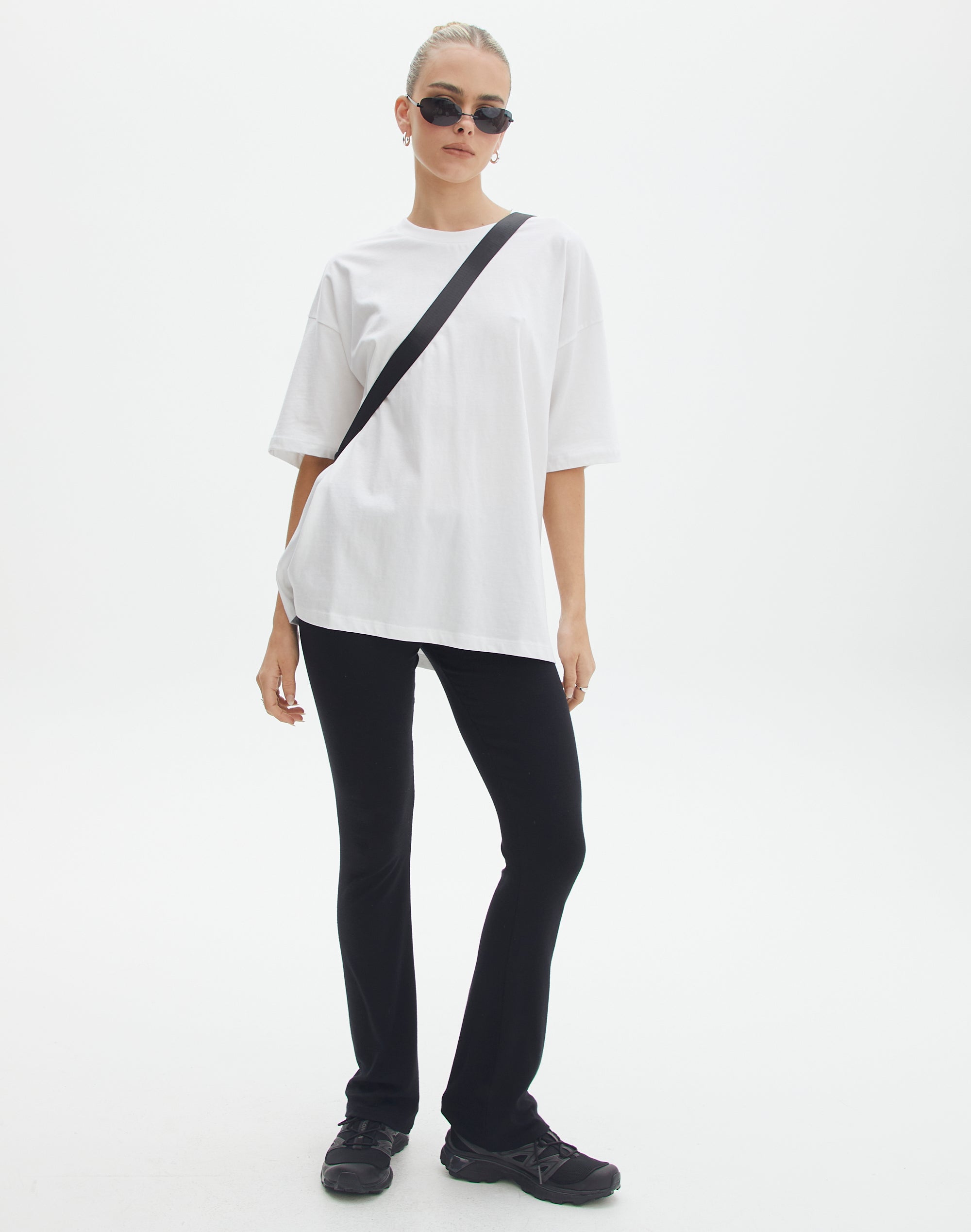 Supersoft Long Line Tee in Like A Moss