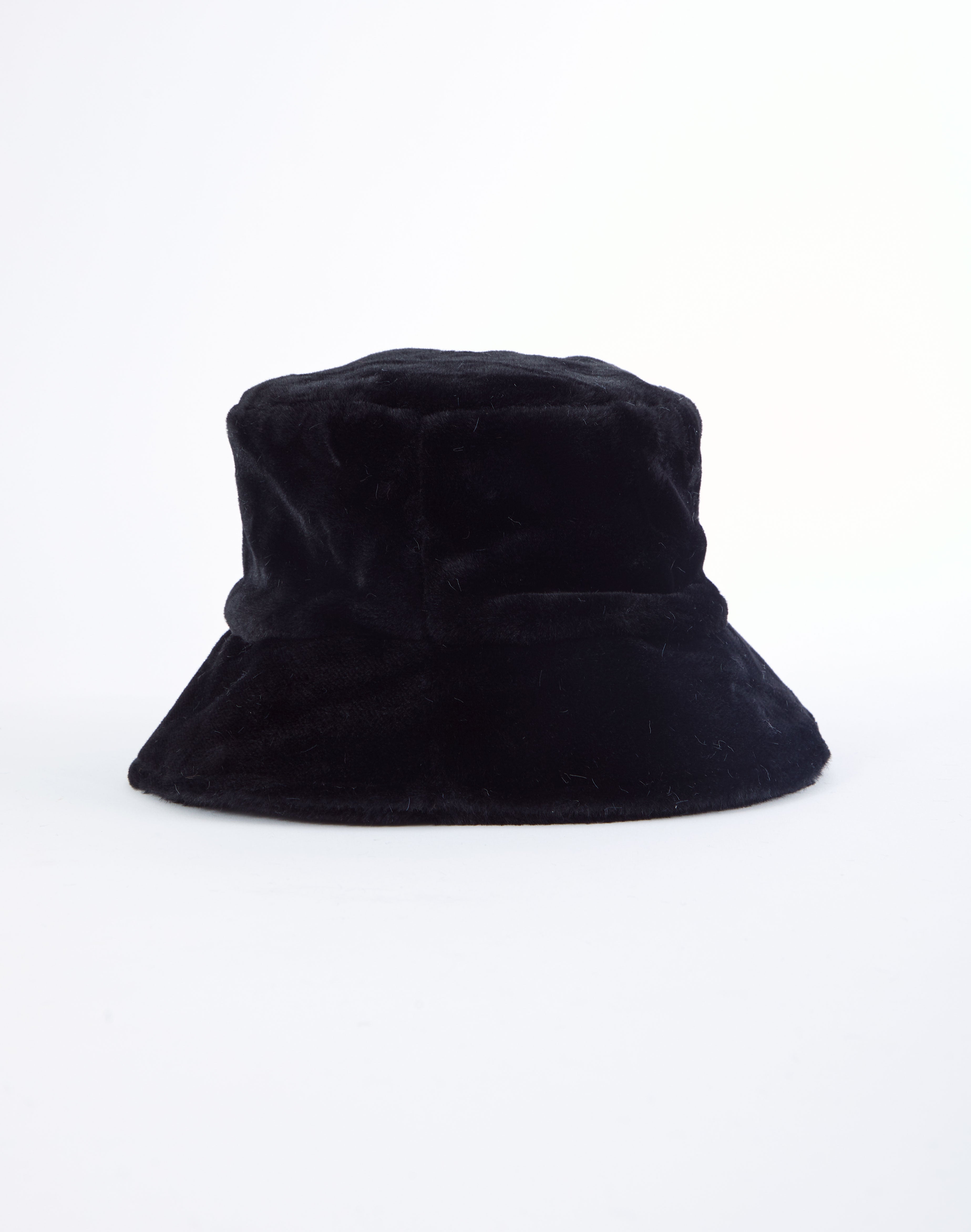 black velvet bucket hat