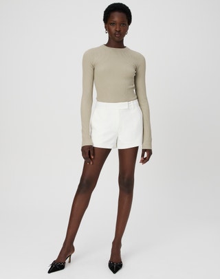 zara basic long sleeve top