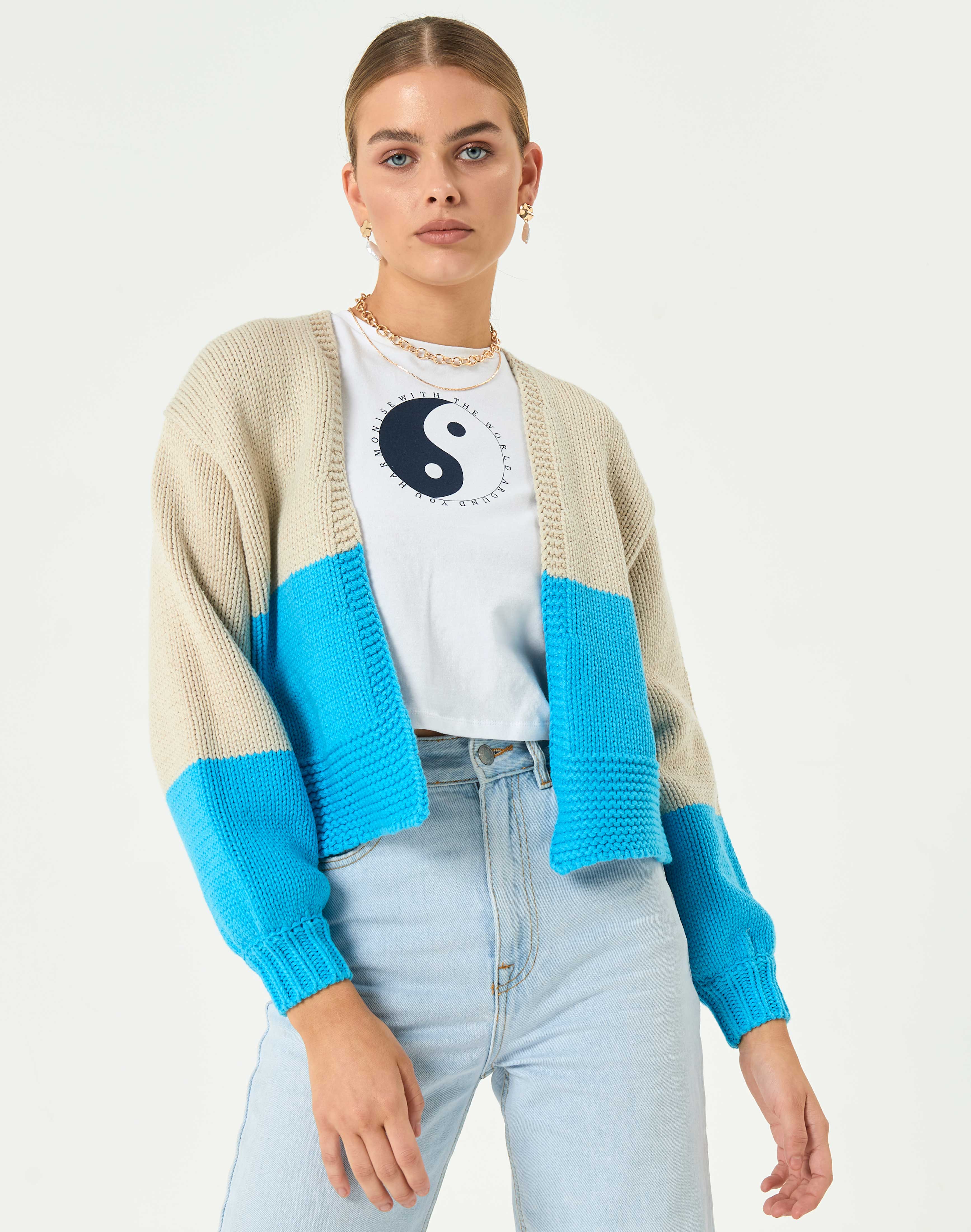 chunky balloon sweater