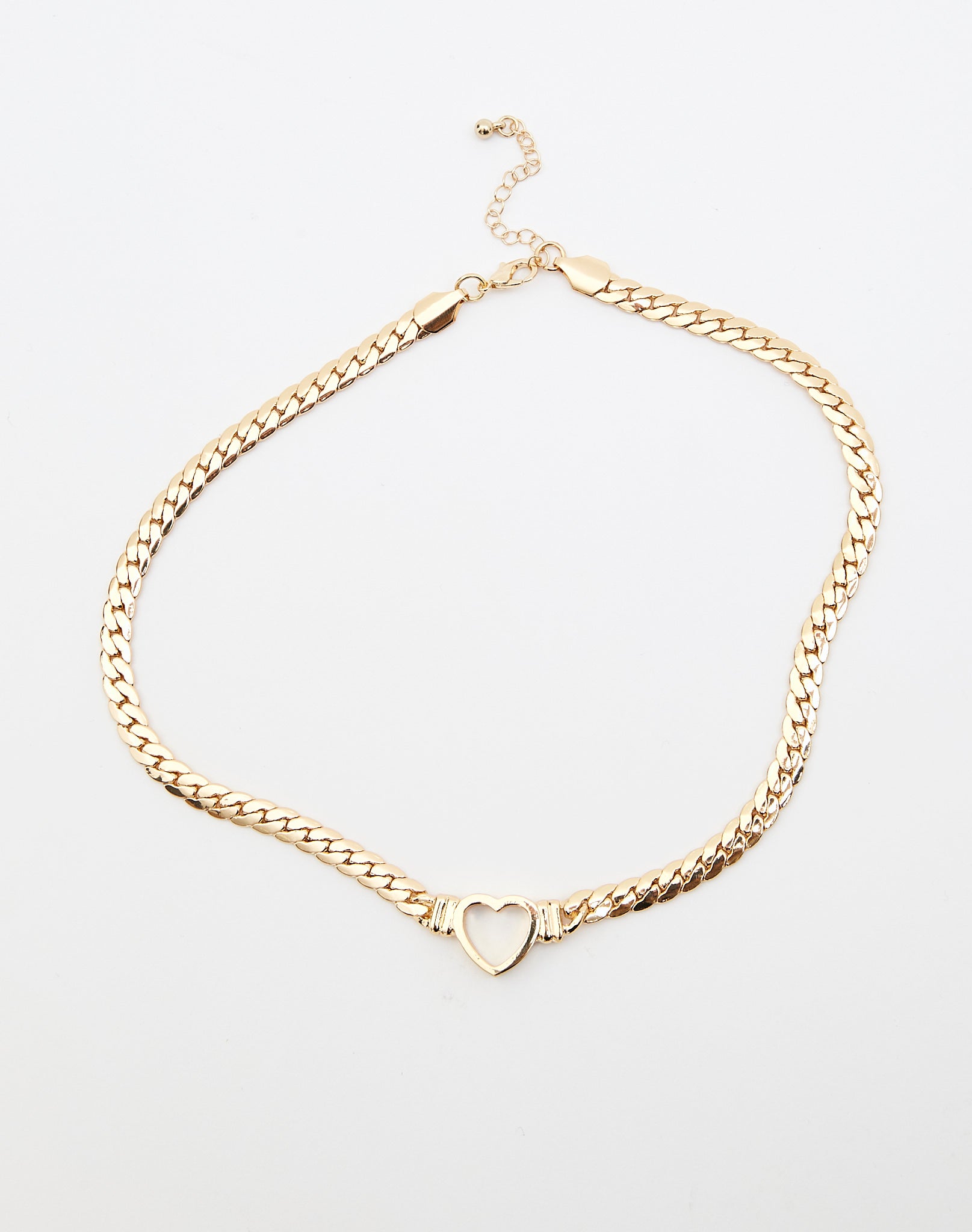 Heart on sale chain choker