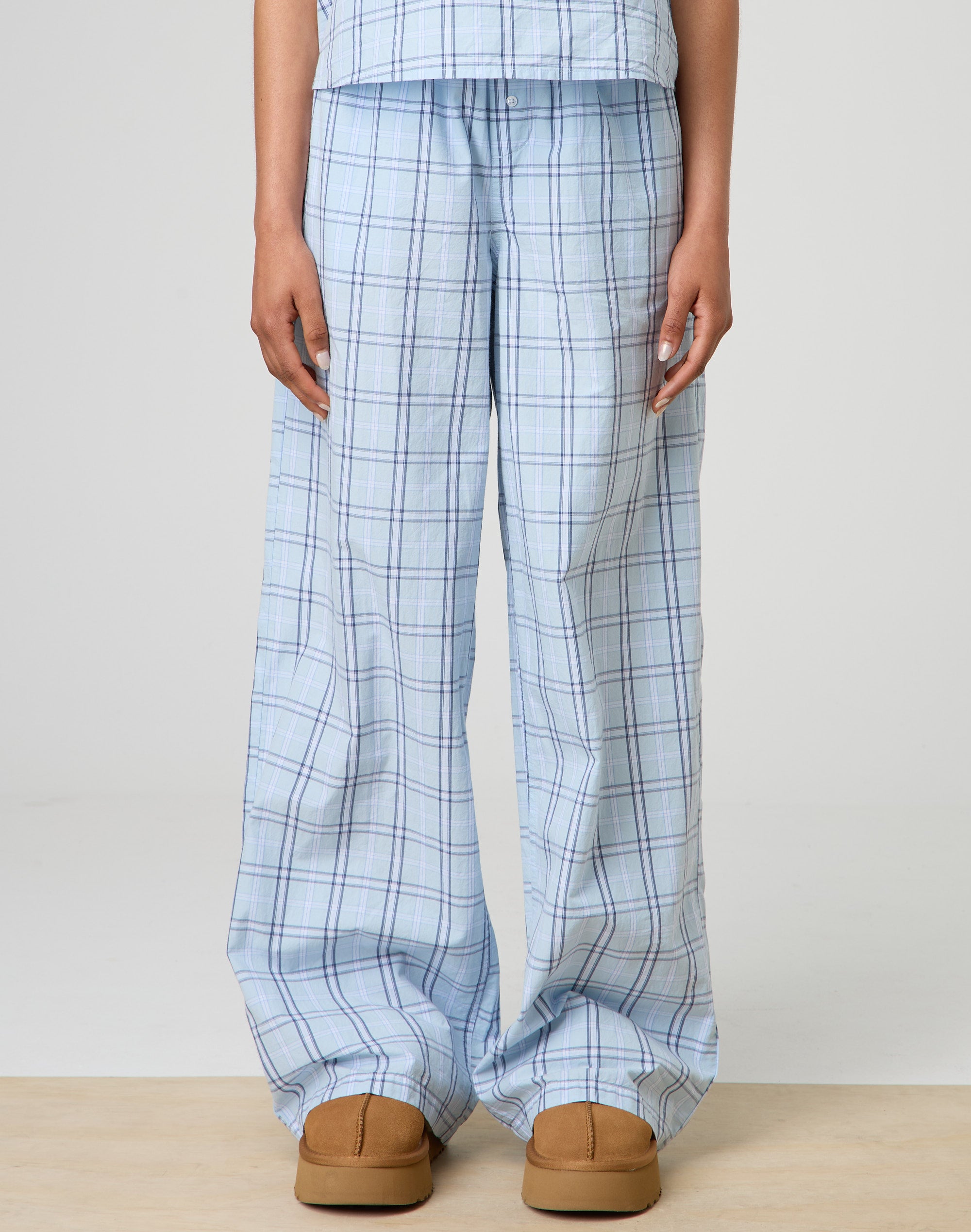 Cotton Check Lounge Pant