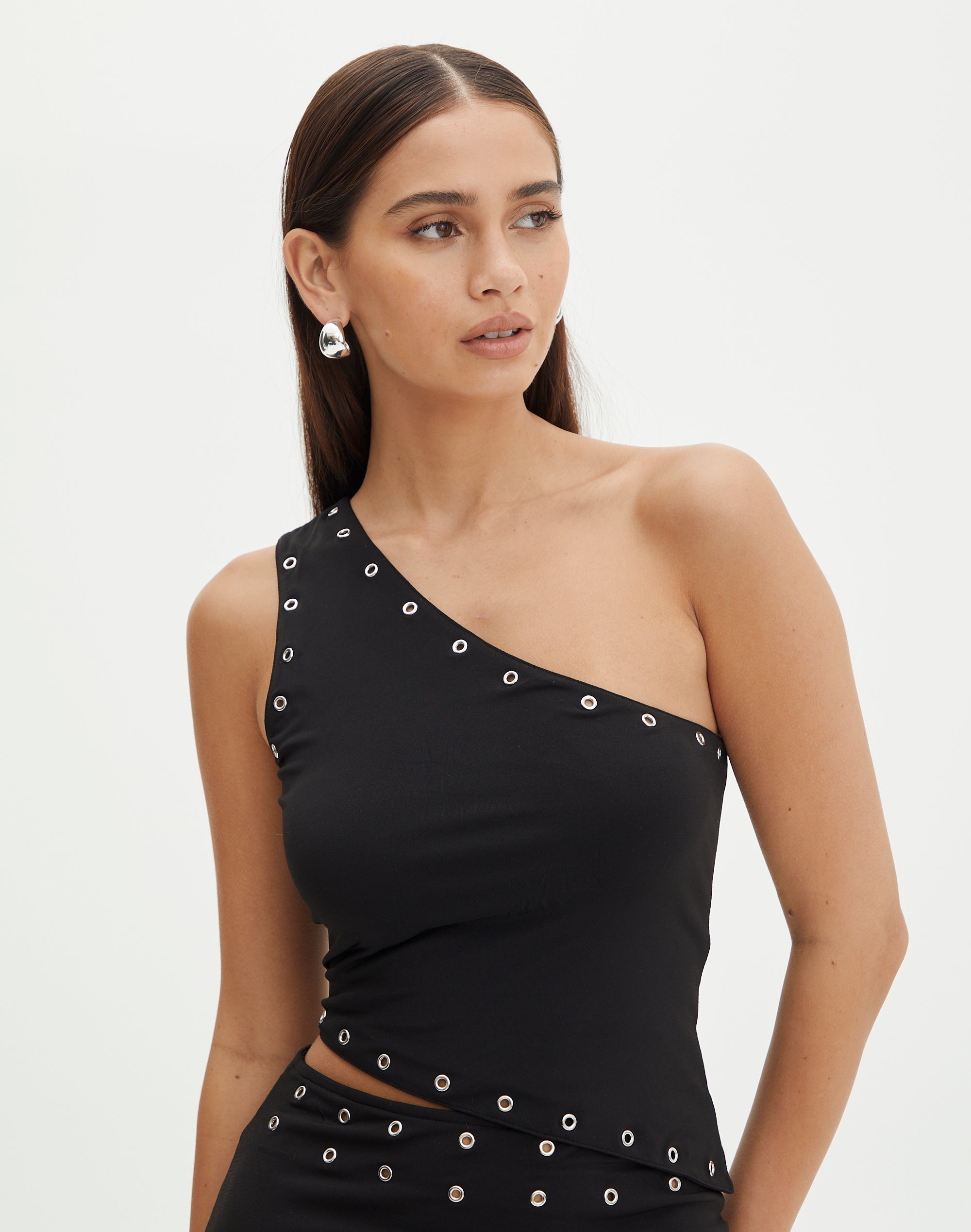 Strapless Cut Out Detail Top