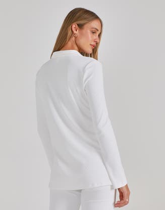 ribbed shirt long sleeve