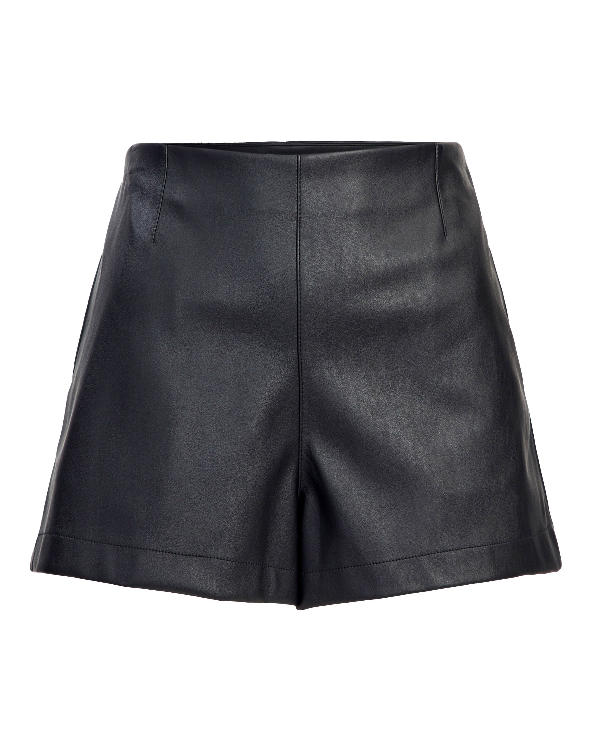 patent leather shorts