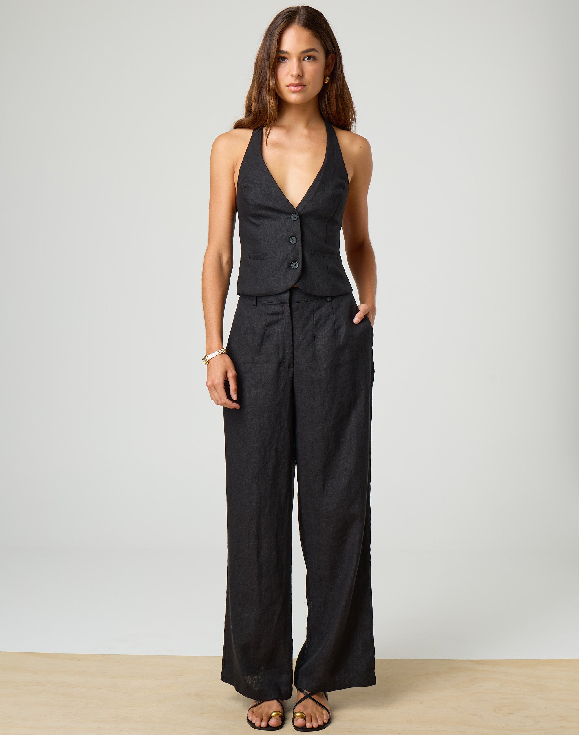 Glassons linen jumpsuit online