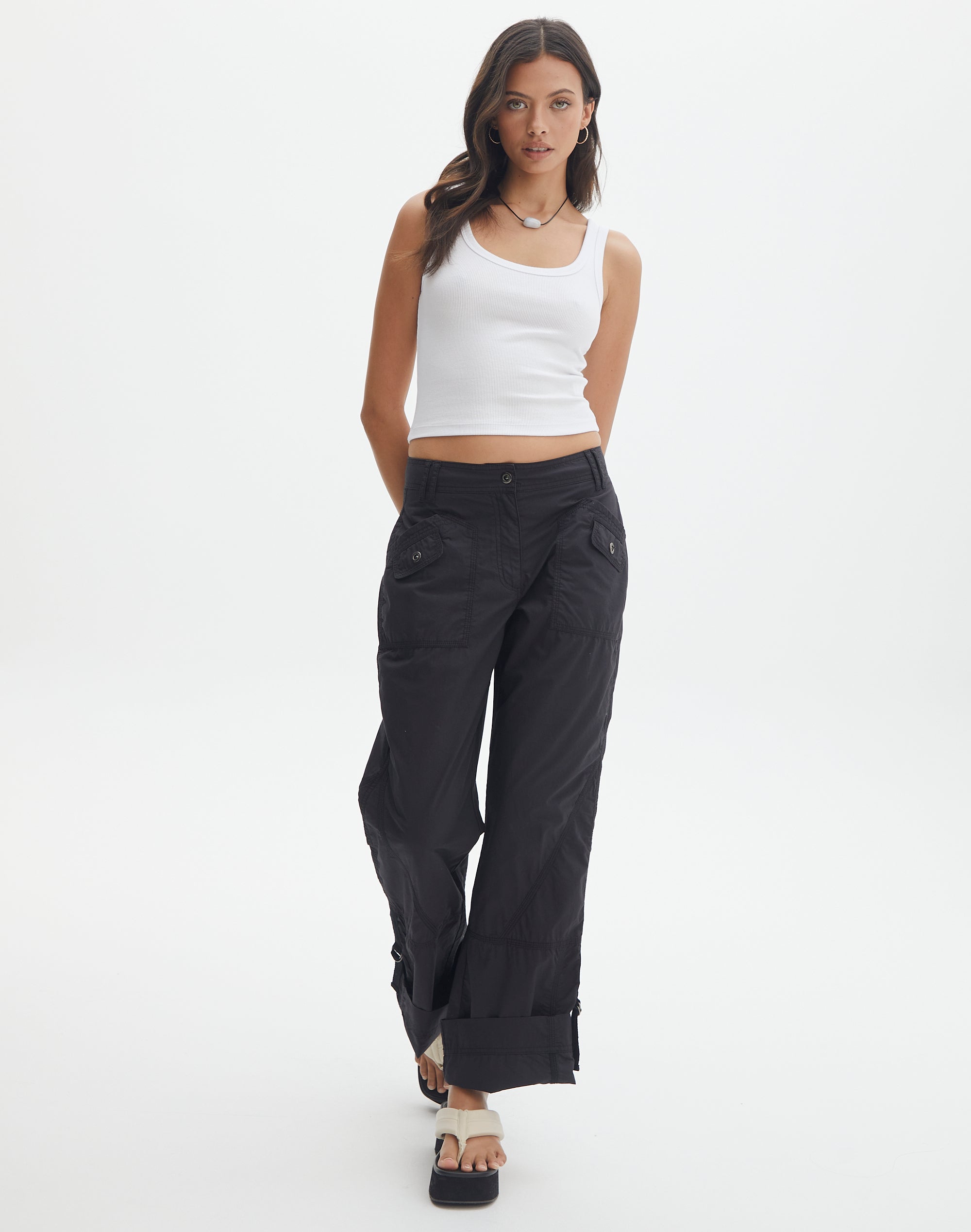4]Lululemon Dance Studio Mid-Rise Cropped Pant Size 4 Black (New