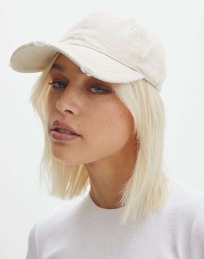 Distressed Cap in Flour Power | Glassons