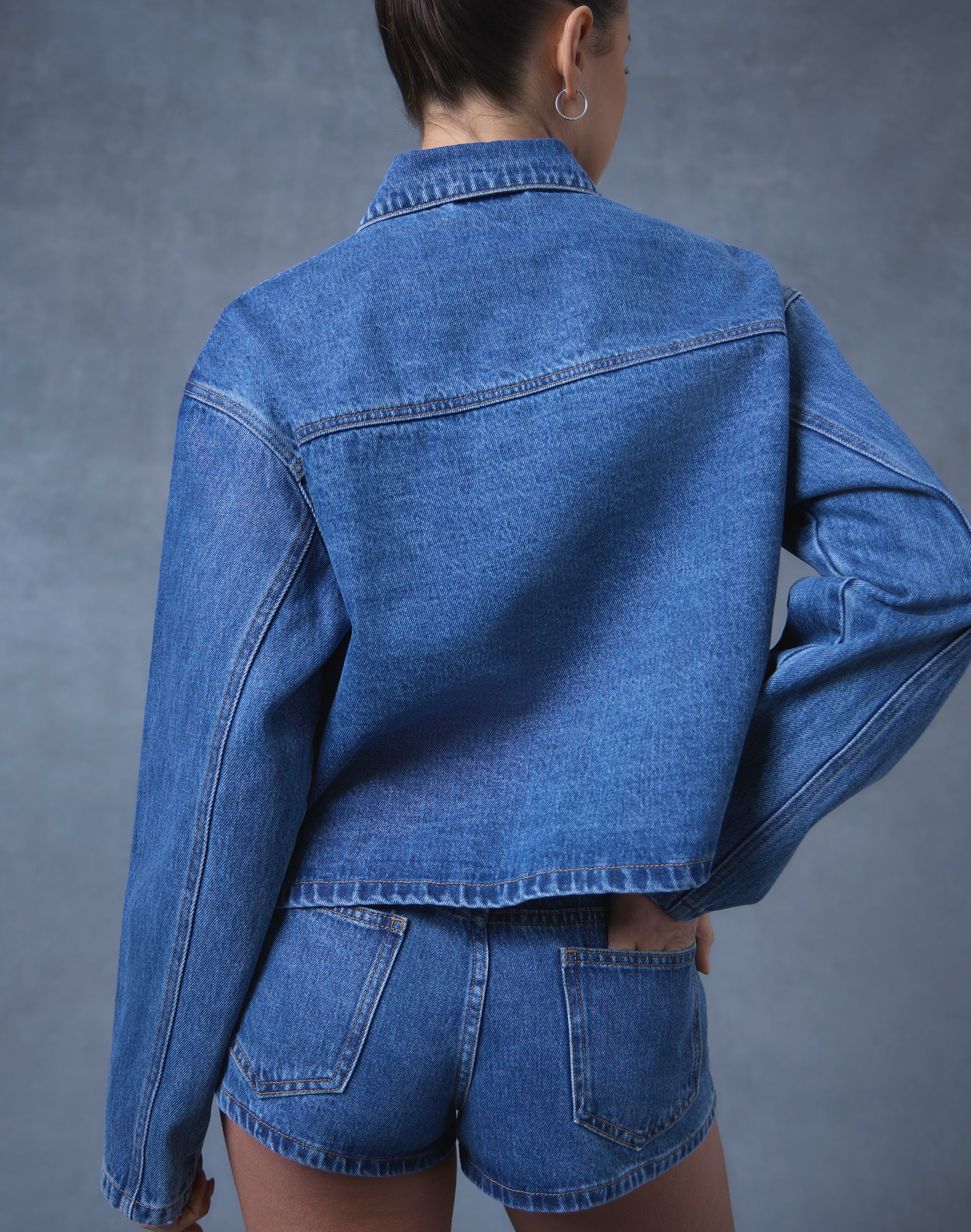 Glassons oversized denim jacket hotsell