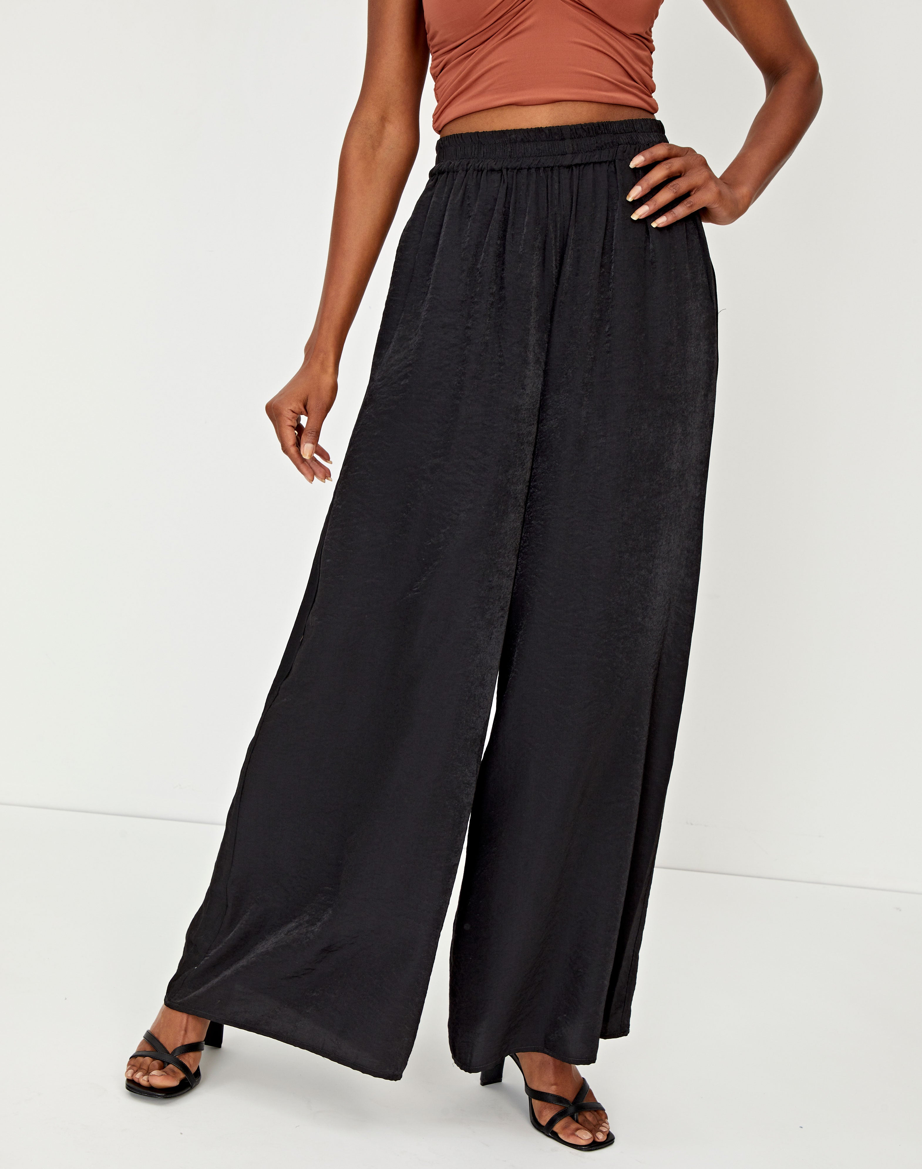 flare leg dress pants