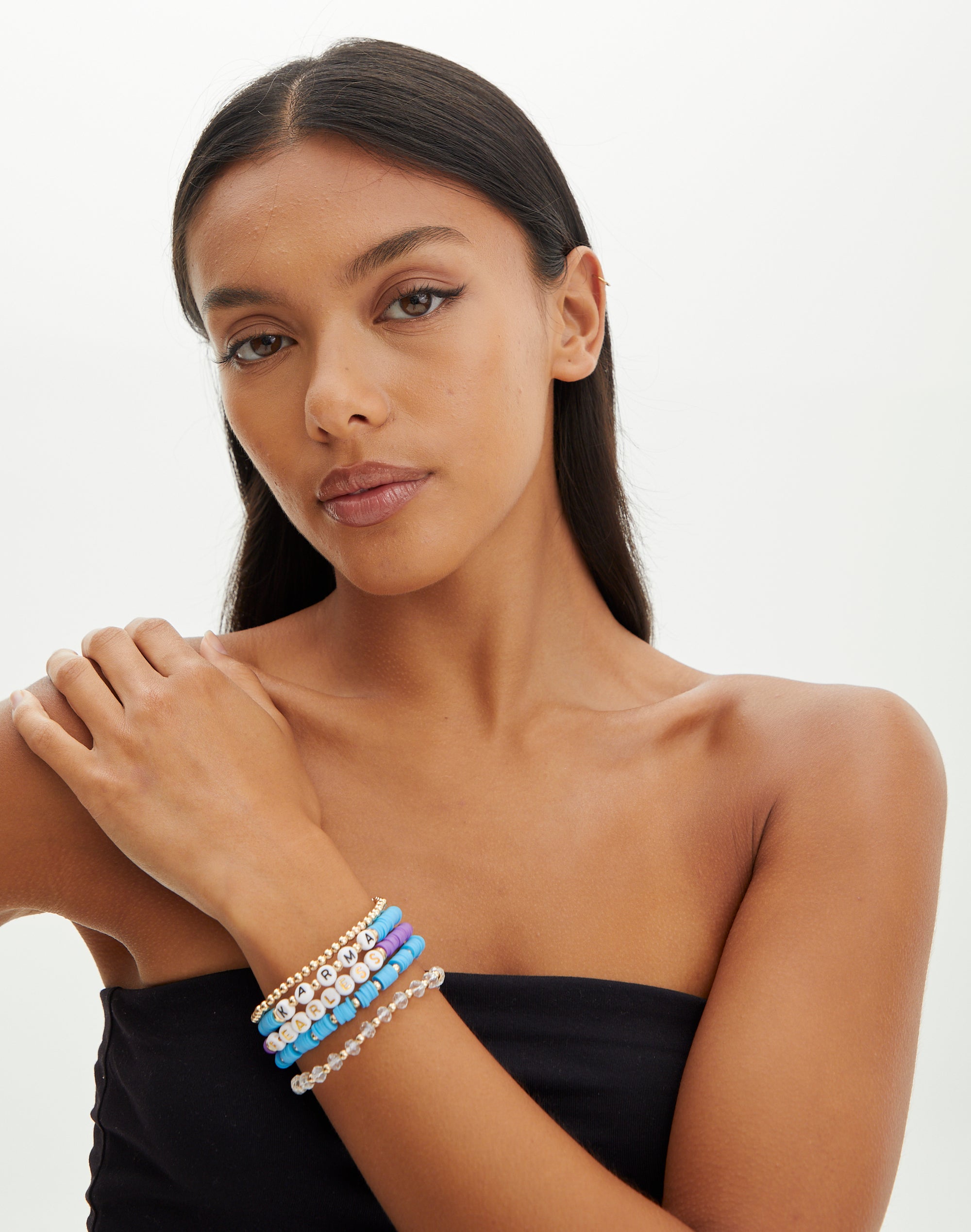 Purple Denim Friendship Bracelets, 3 Bracelet Set : Braided, Charm and  Freeform Adjustable Waterproof Bracelets – Just Bead It