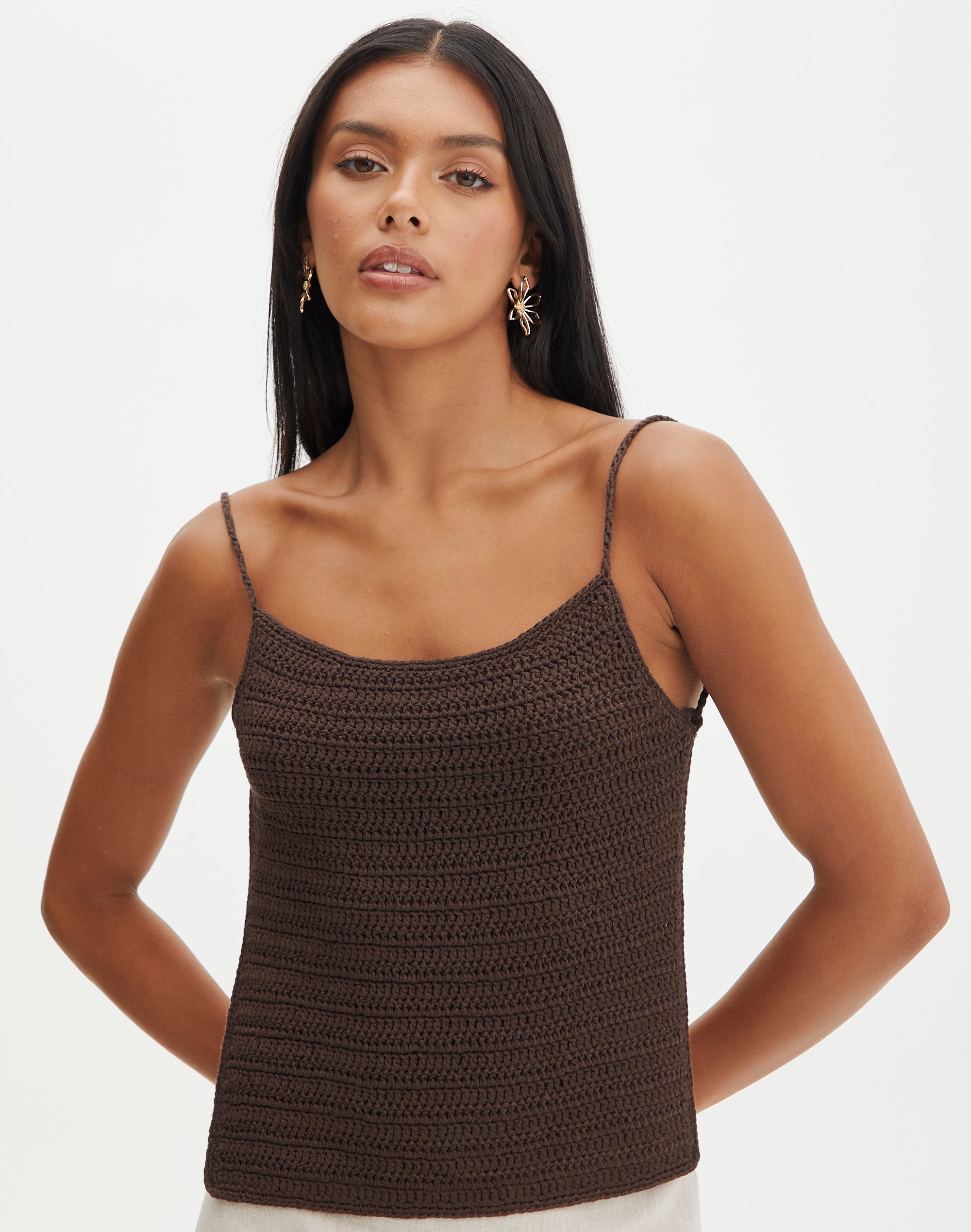 Crochet backless camisole - Women