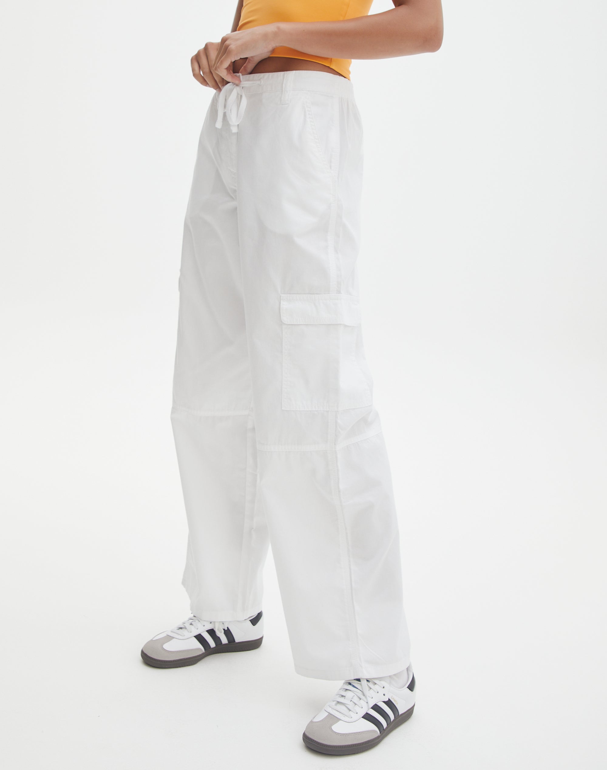 Low Rise Cotton Cargo Pant in Sourdough