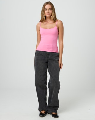 Supersoft Thin Strap Tank in Icecap