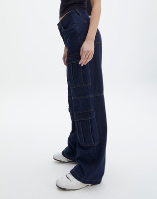 High Rise Cargo Pants for Women