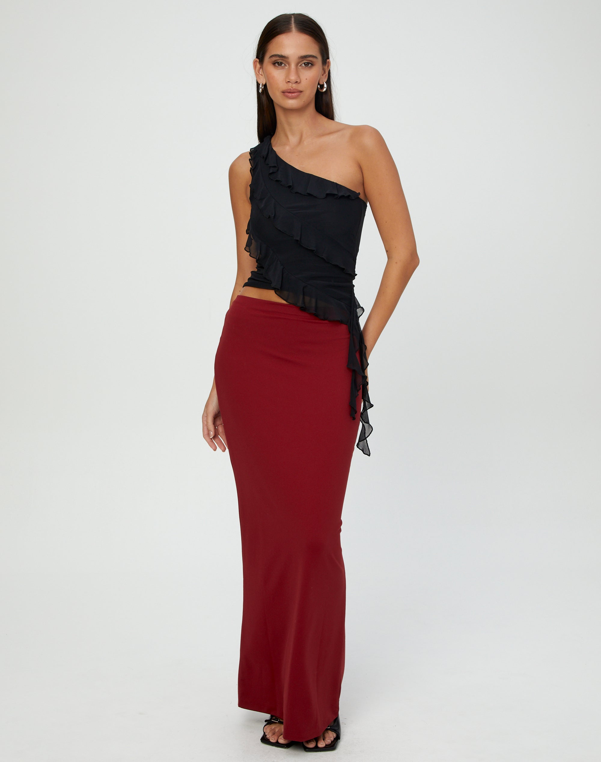 Supersoft Slim-Fit Maxi Skirt