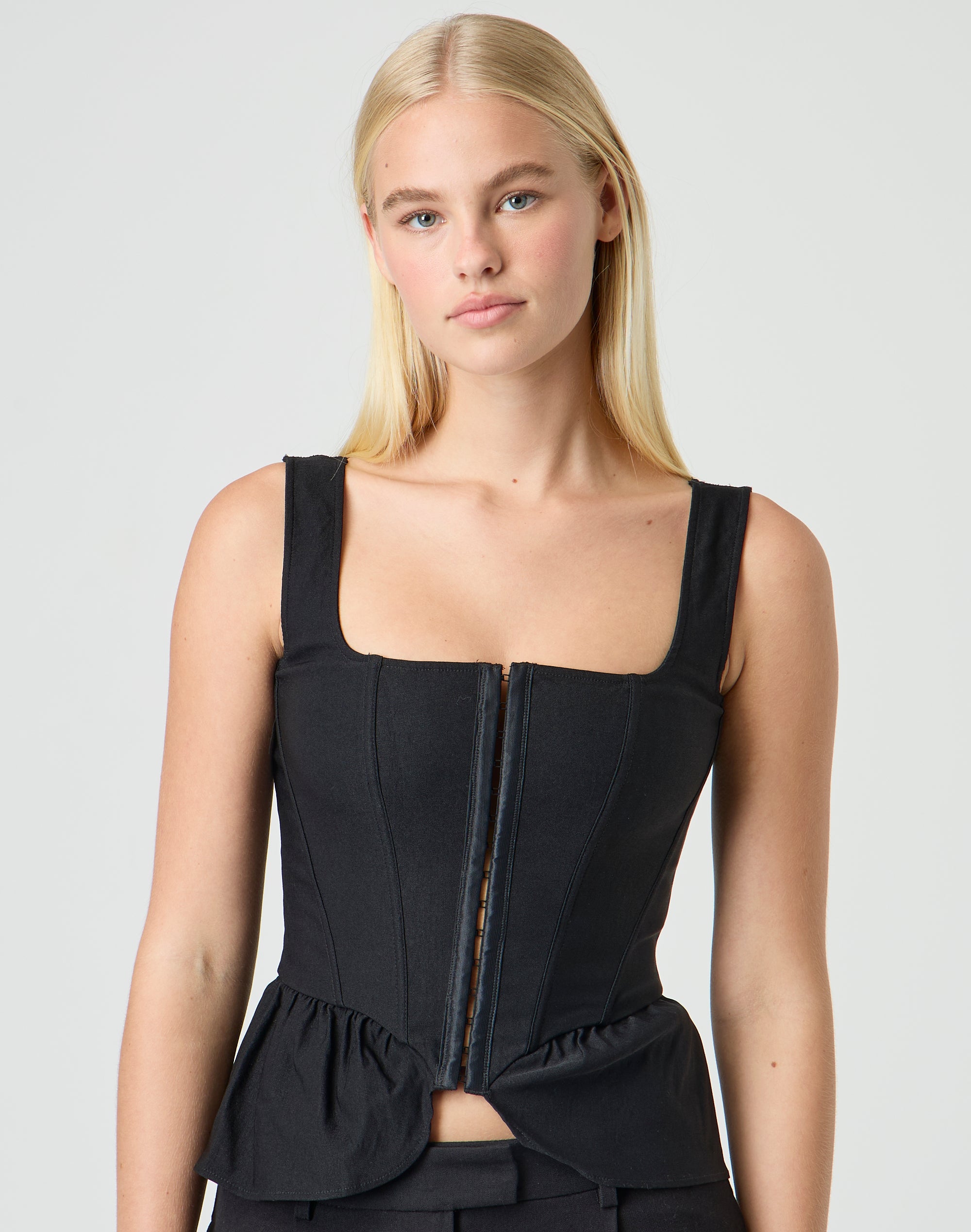 Corset peplum on sale