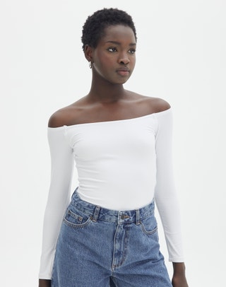 One Shoulder Buckle Top in String Beanz