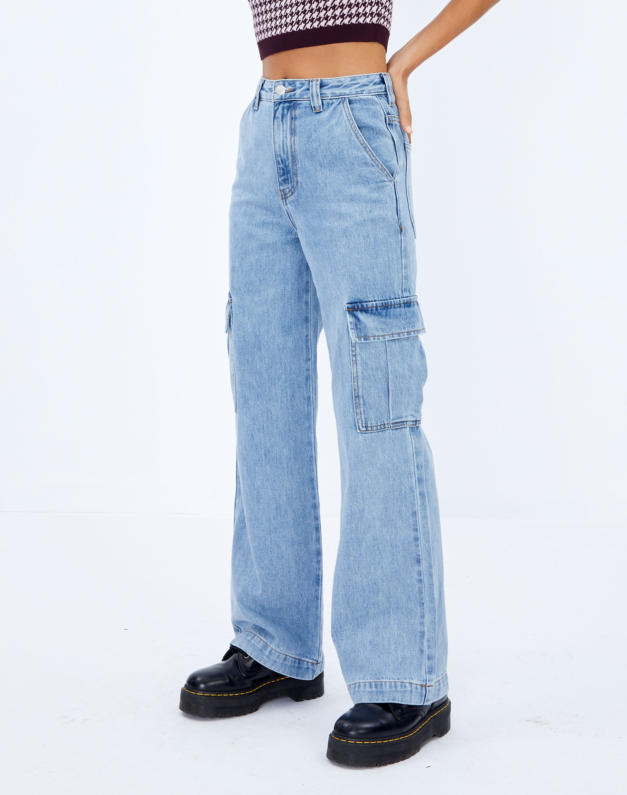 glassons cargo denim jeans