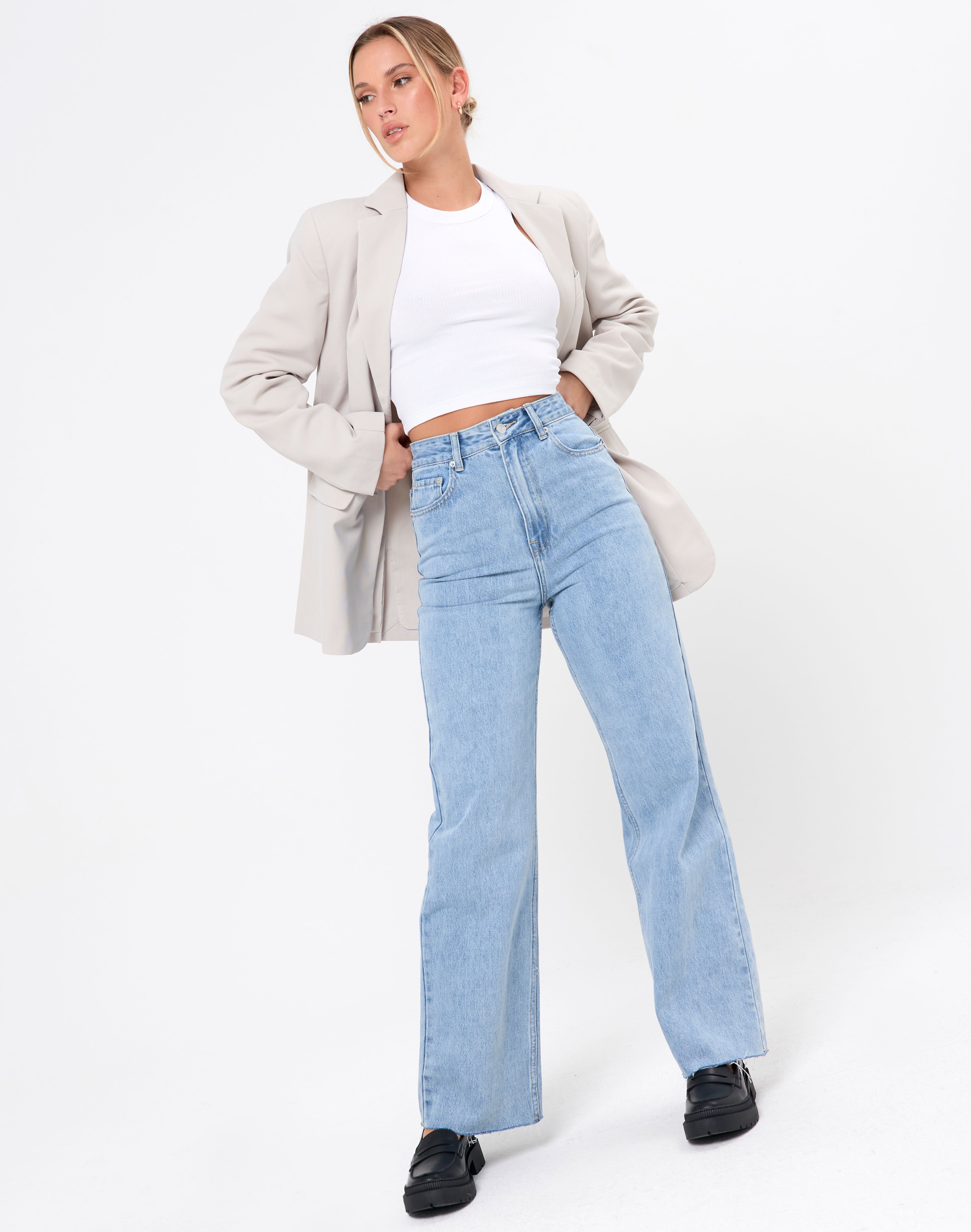 relaxed straight leg jean glassons