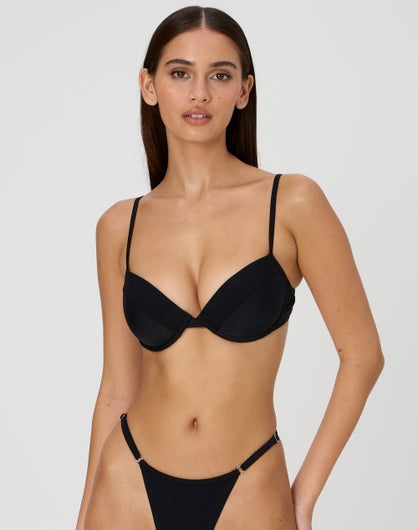 High Cut Mid Coverage Bikini Bottom