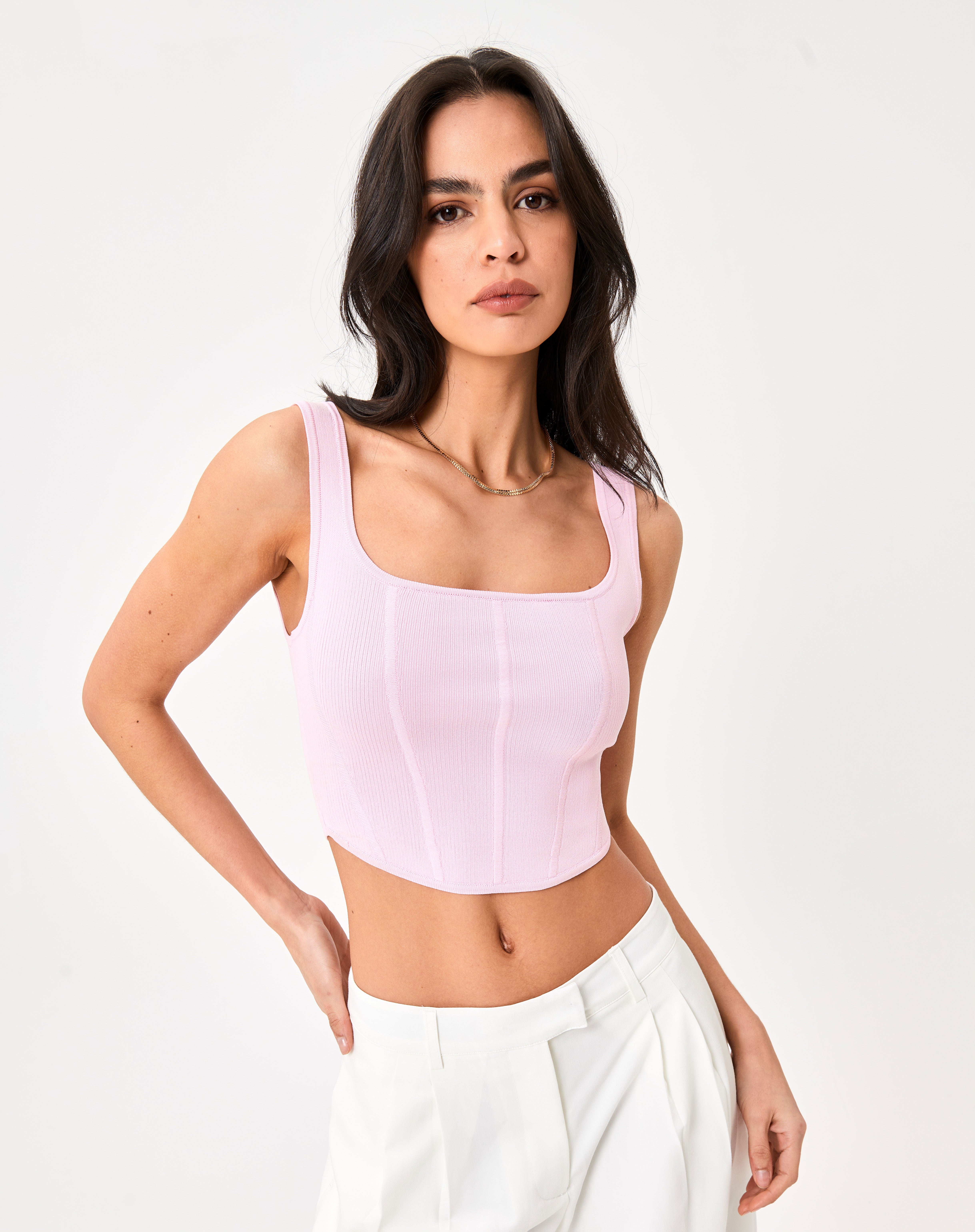 glassons pink knit