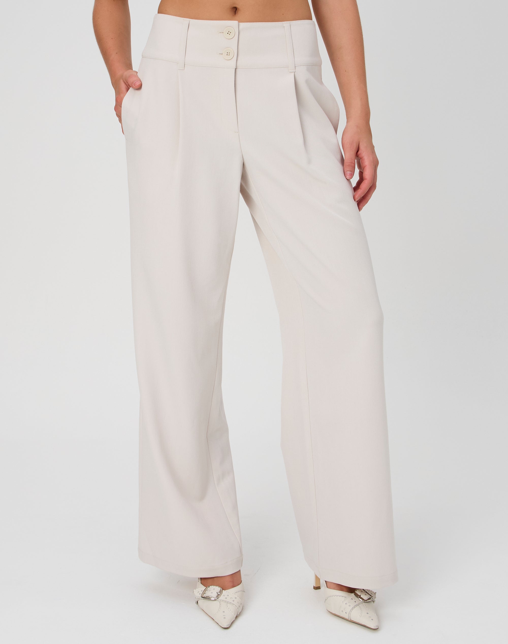 Double Button Tailored Pant in You Rock