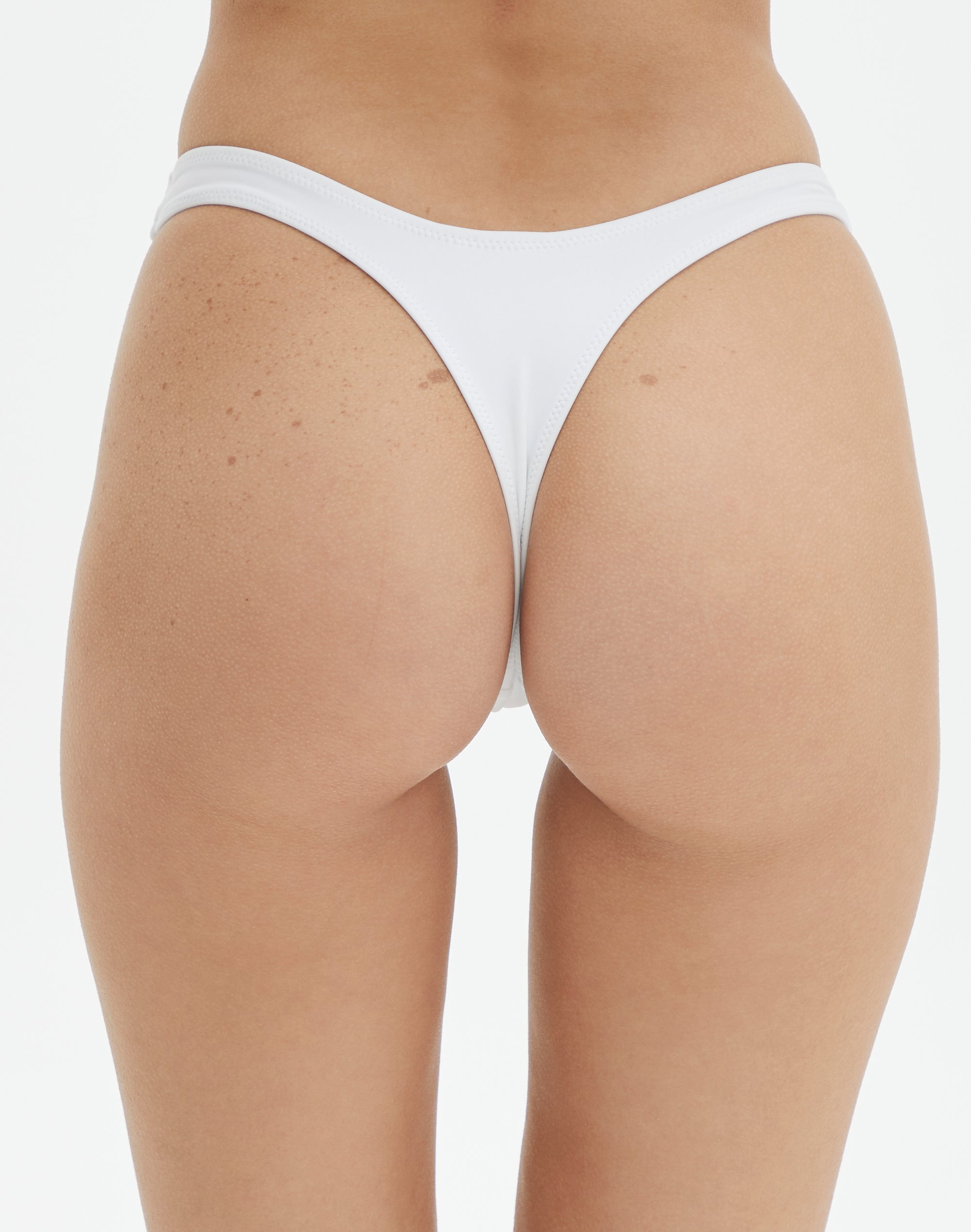 Thong Bikini Bottom in White