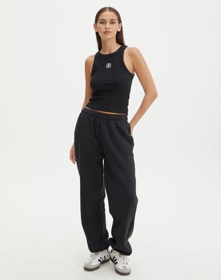 Cotton Lounge Pant in Moby Dick