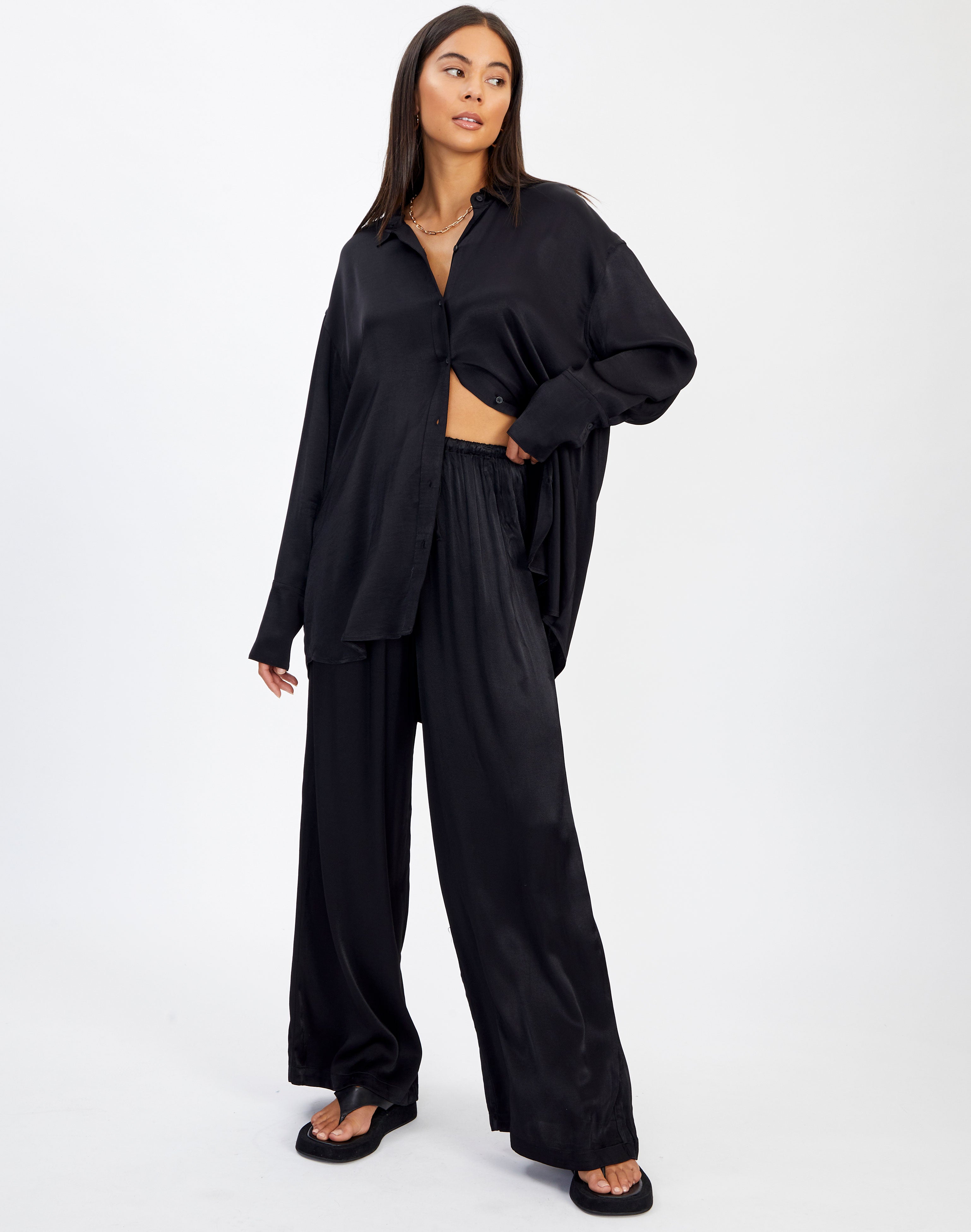 wide leg pants glassons