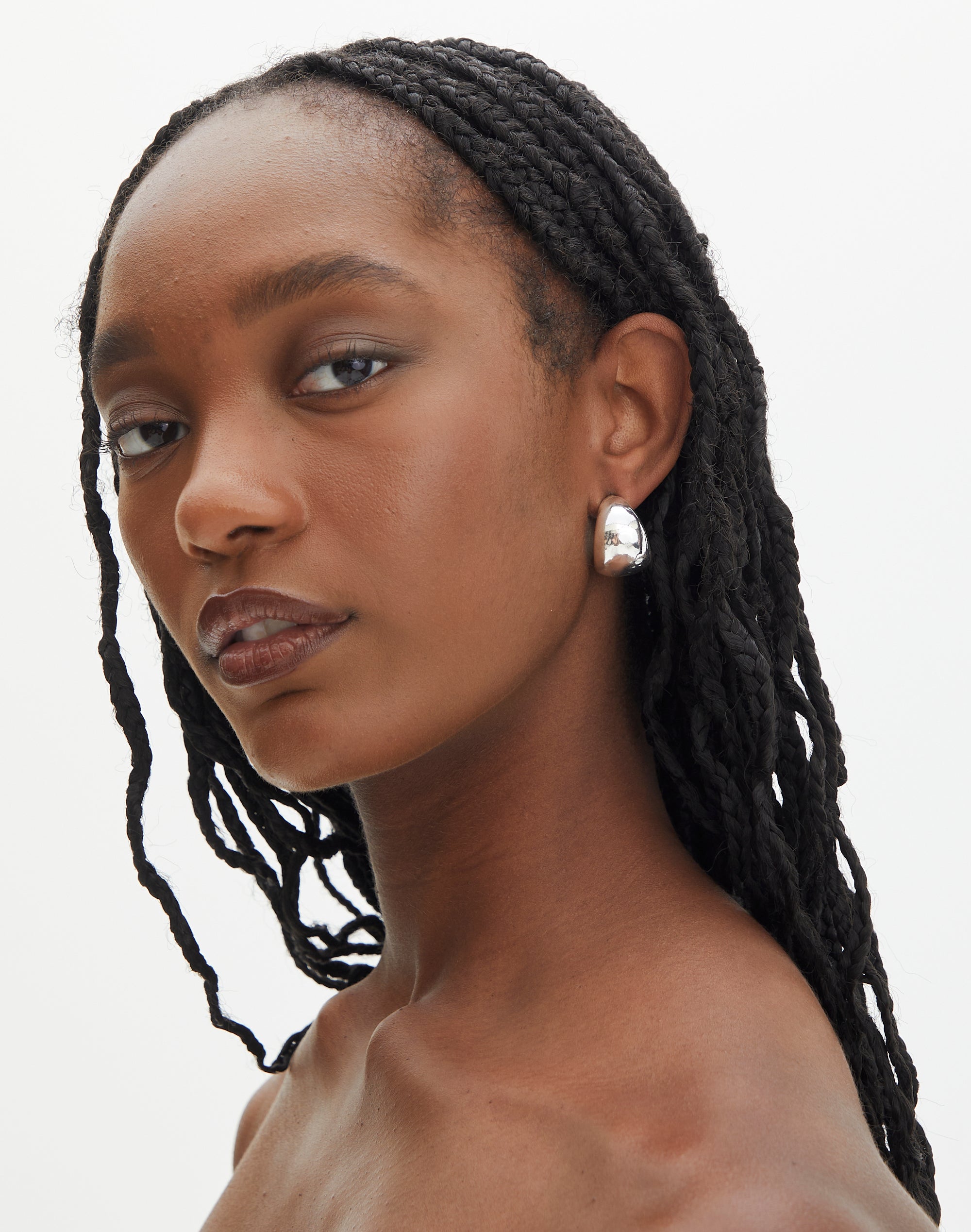 Chunky shop statement earrings