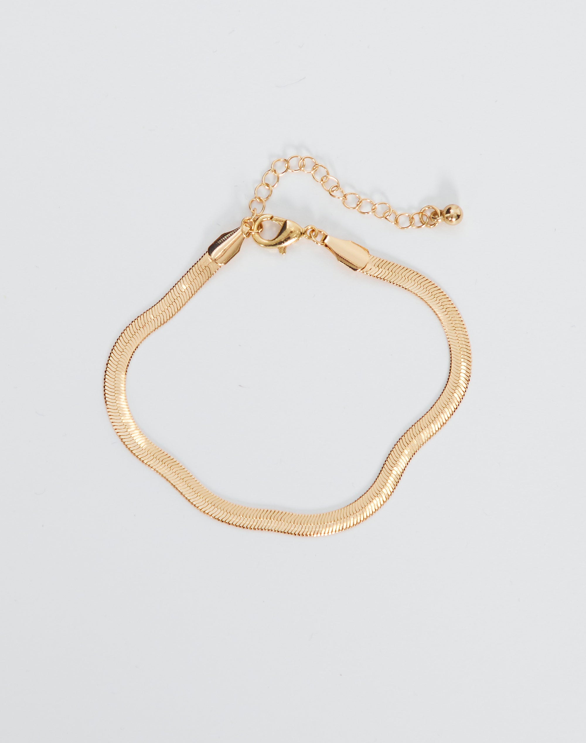 Monica Vinader Snake Chain Bracelet Gold at John Lewis  Partners