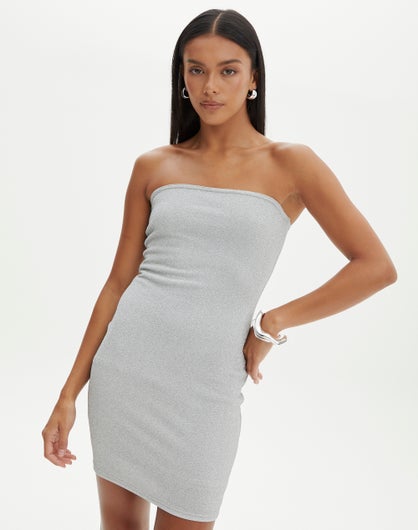 Strapless Mini Sequin Dress in Wassa Bae