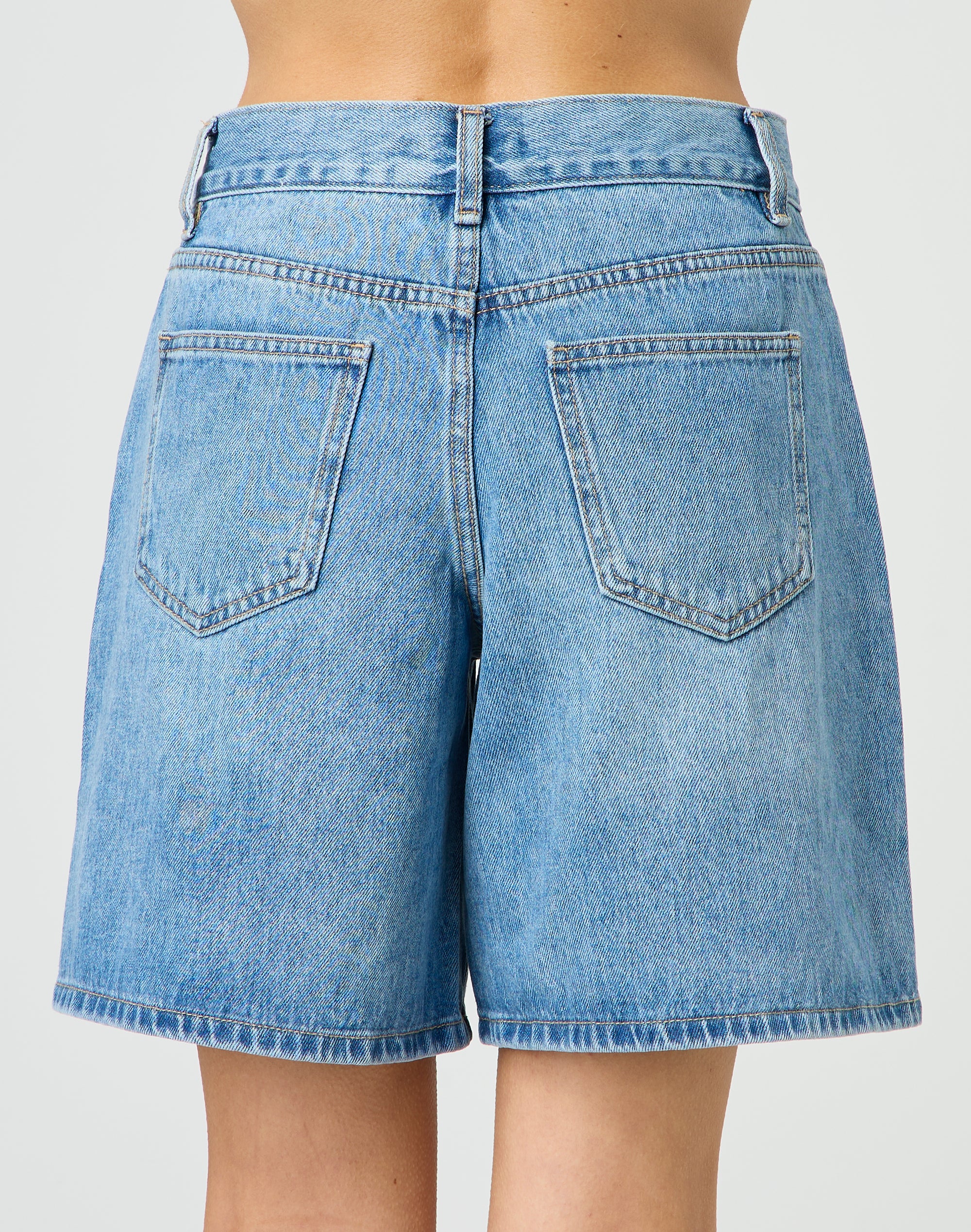 Orders low cut denim shorts