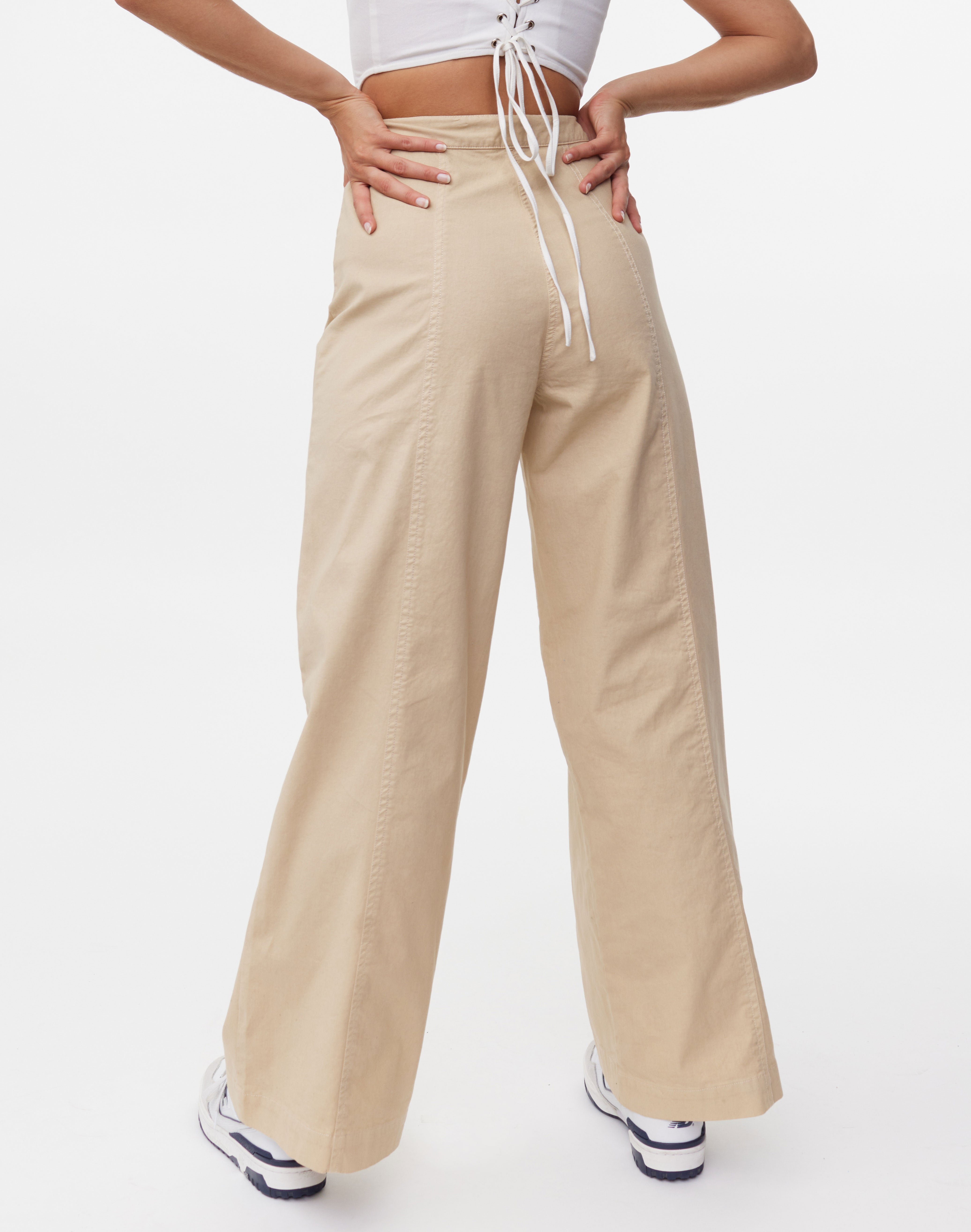 wide leg pants glassons