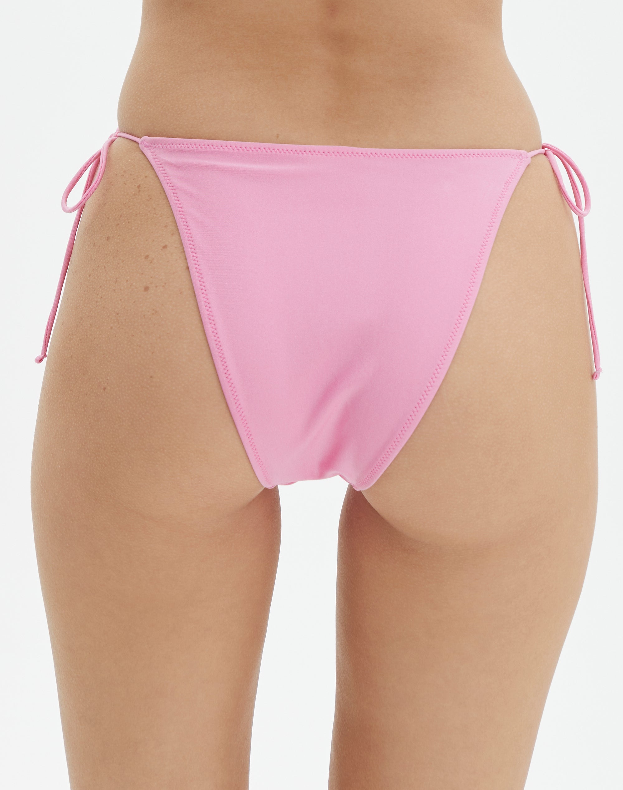 Shimmer Cheeky Tie Side Bikini Bottoms in Thats So Fetch